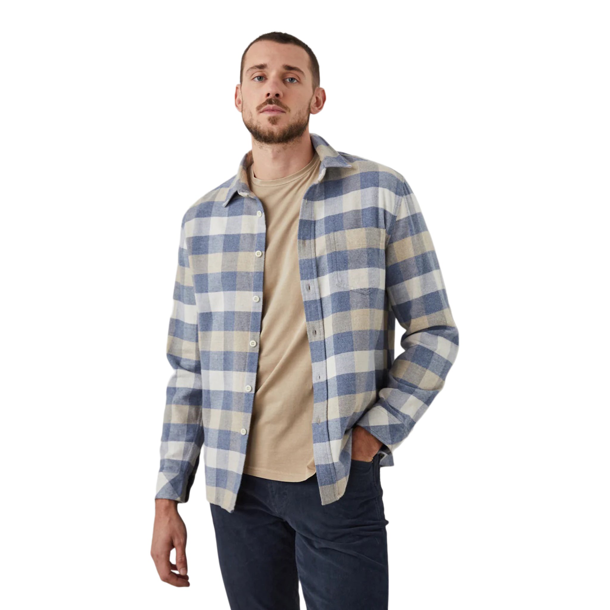 Forrest Mist Birch Heather Flannel - Denny's