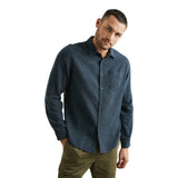 Lennox Abyss Melange Shirt - Denny's