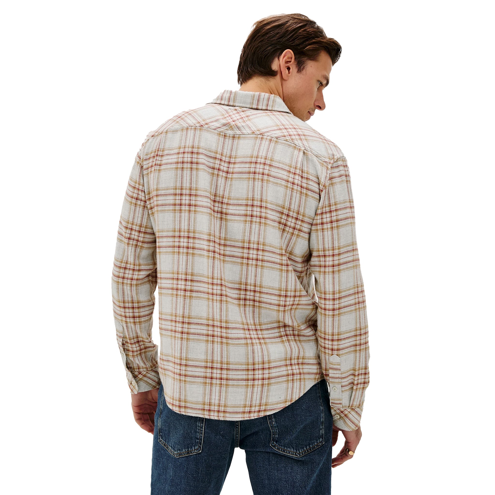 Lennon Shall Truffle Plaid - Denny's