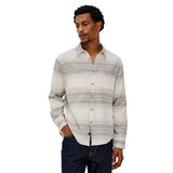 Ivan Lunar Rock Stripe Button Down - Denny's