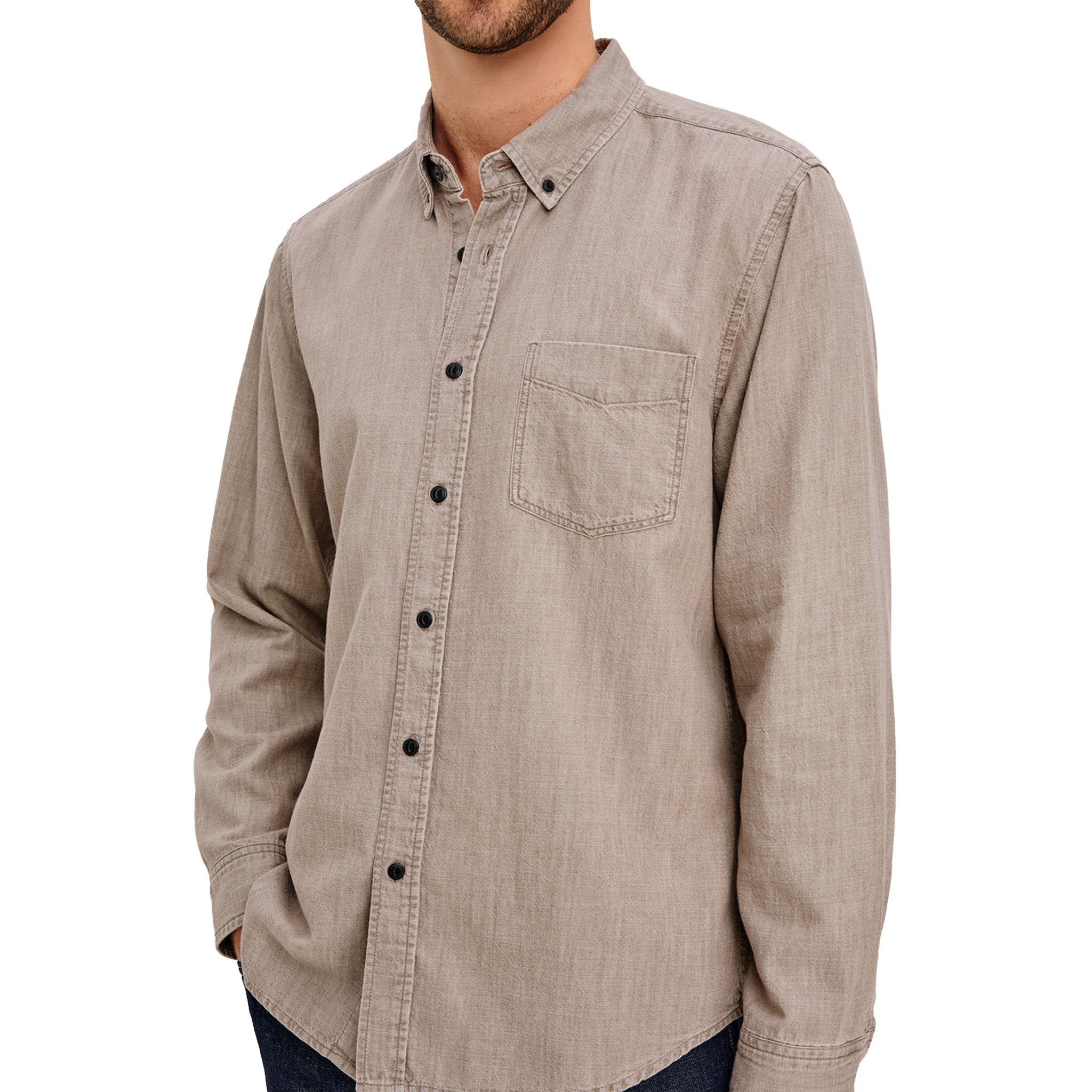 Tristian Button Down Woven - Denny's