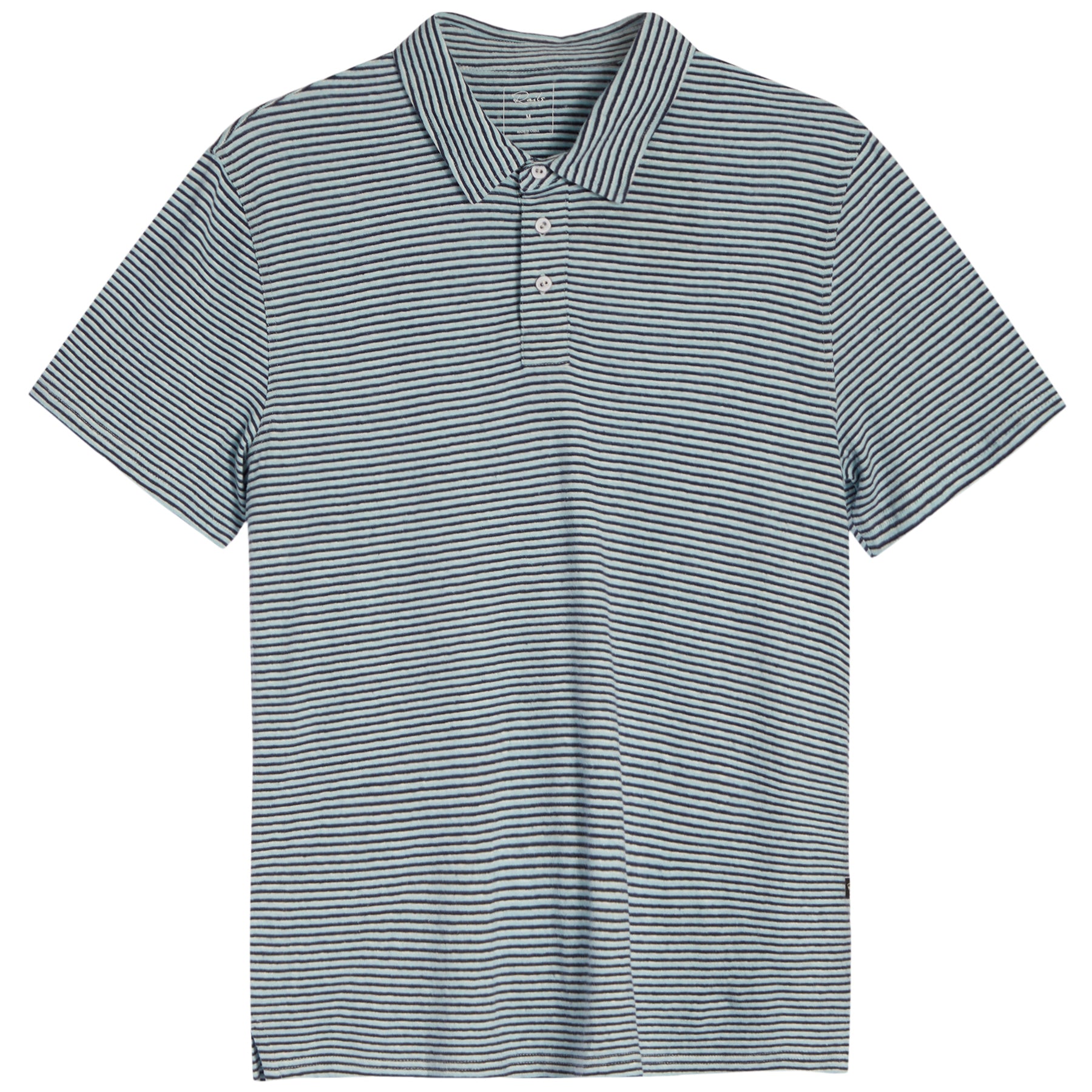 Blue Stripe Napoli Polo - Denny's