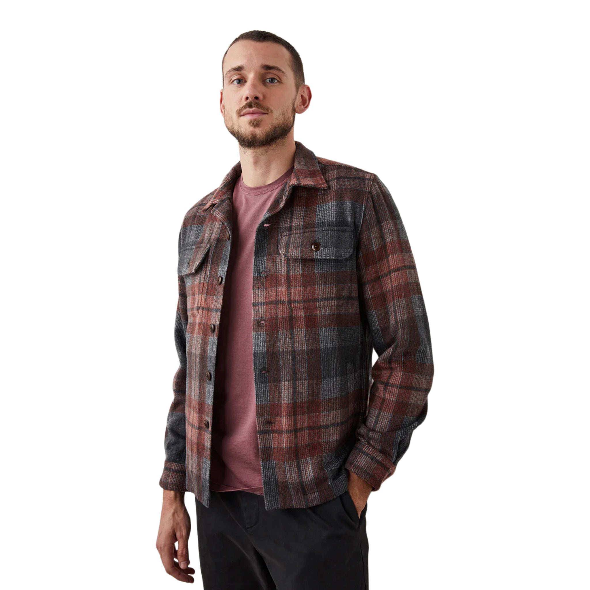 Viggo Plaid Shirt Jacket - Denny's