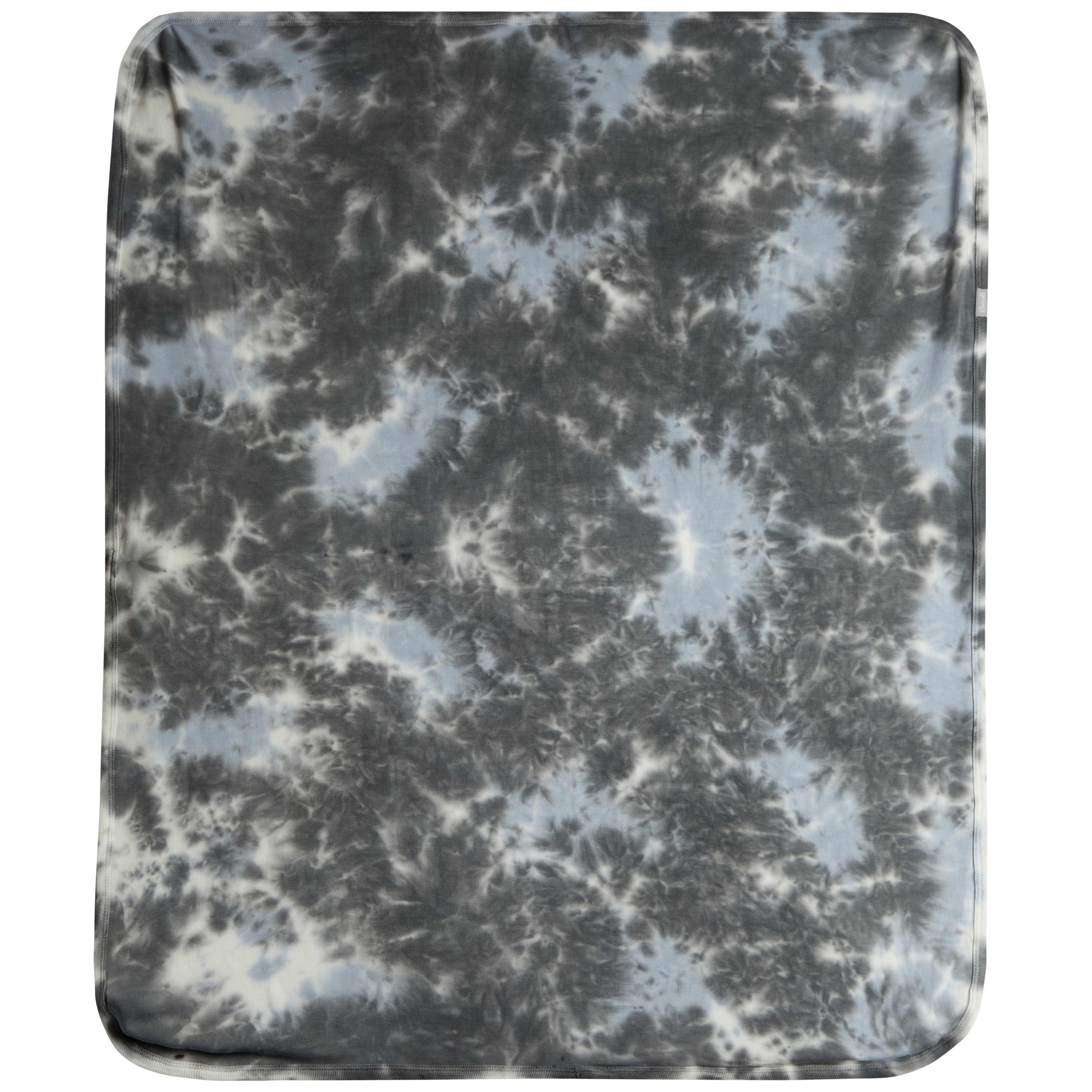 Blue & Grey Tie Dye Blanket - Denny's