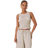 Bianca Smocked Tank