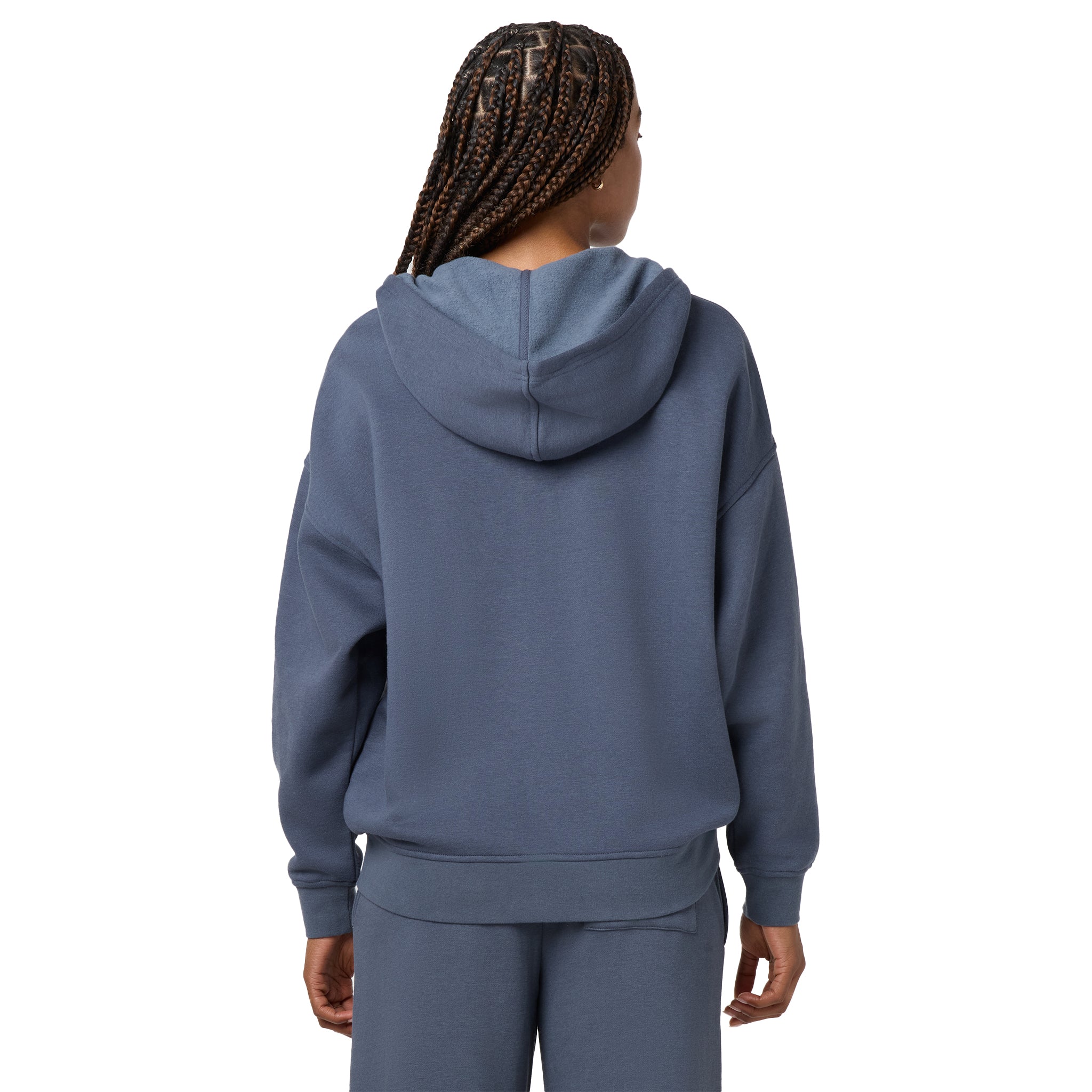 Oversized Zip Hooded Sweatshirt - Denny's