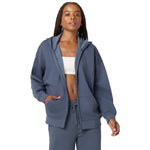 Oversized Zip Hooded Sweatshirt - Denny's