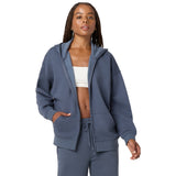 Oversized Zip Hooded Sweatshirt - Denny's