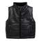 Faux Leather Vest - Denny's