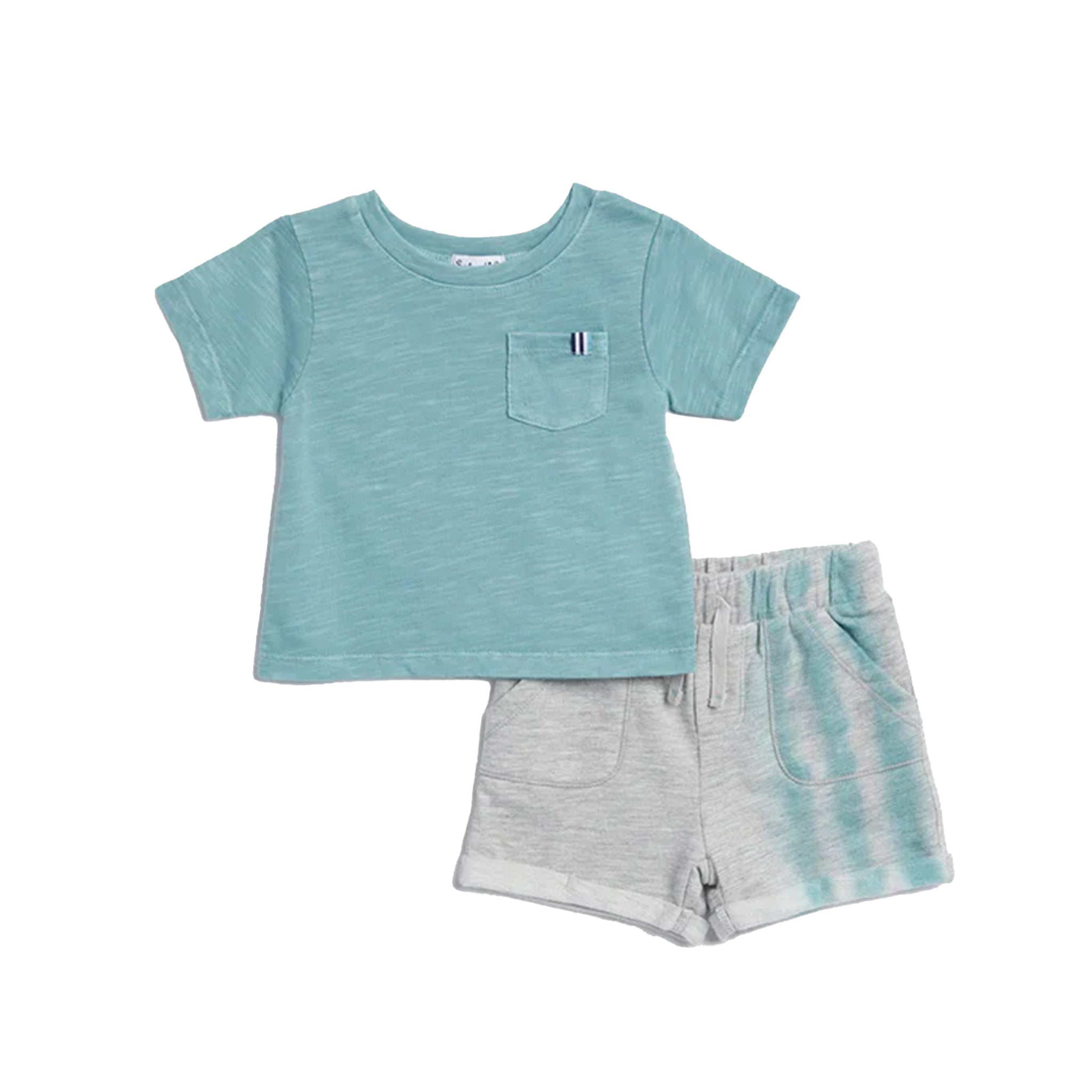 2pc Ripple Wave Short Set - Denny's