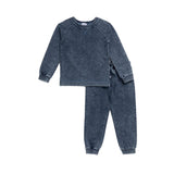 2pc Dark Rinse Jog Set - Denny's