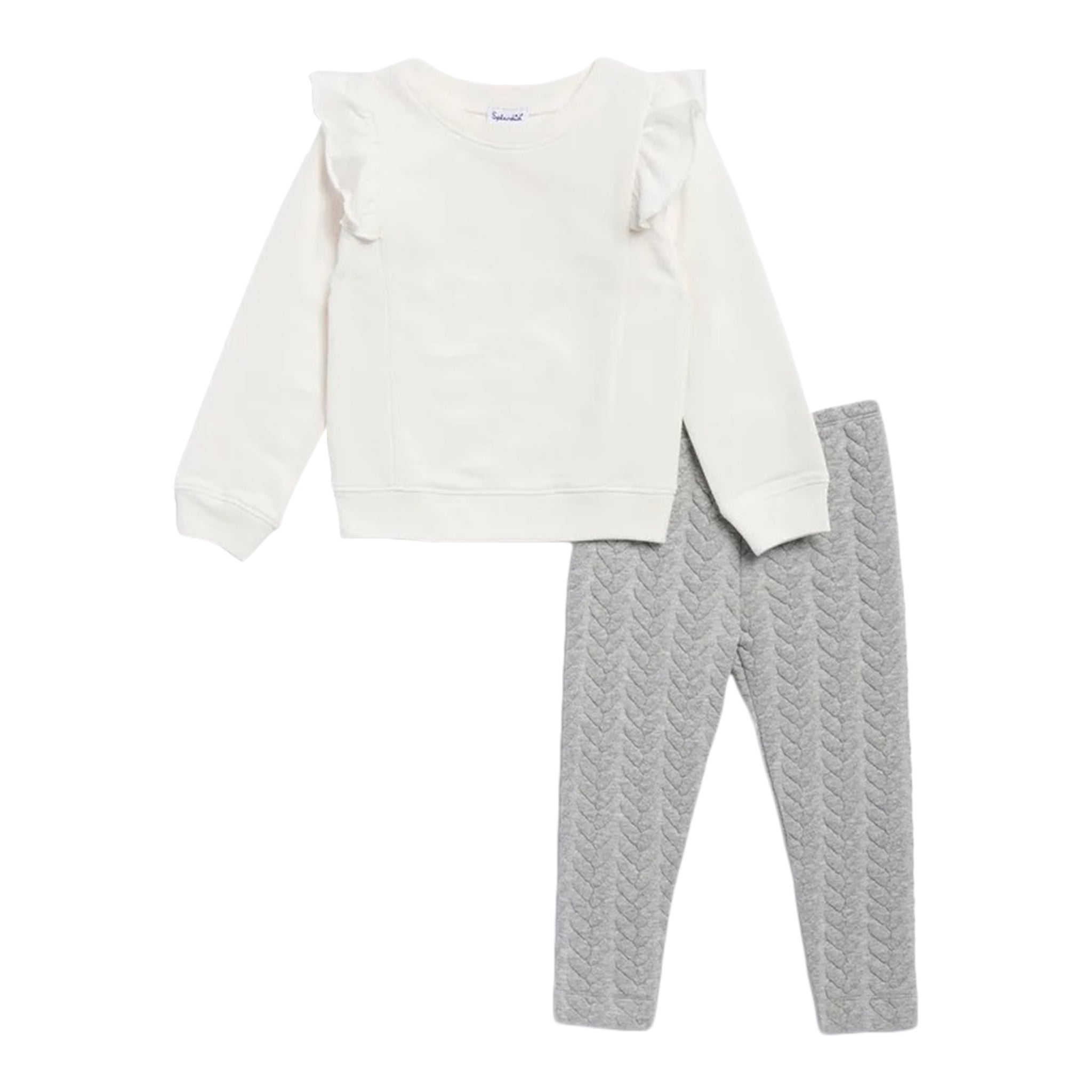 2pc Embossed Heart Legging Set - Denny's