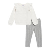 2pc Embossed Heart Legging Set - Denny's