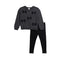 2pc Lacy Bow Sweatshirt & Legging Set - Denny's