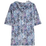 Blue Splatter Fuzzy Robe - Denny's