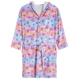 Marble Smiley Fuzzy Robe - Denny's