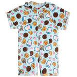 Milk and Cookies Romper - Denny's