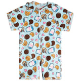 Milk and Cookies Romper - Denny's