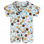 Milk and Cookies Romper - Denny's