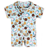 Milk and Cookies Romper - Denny's