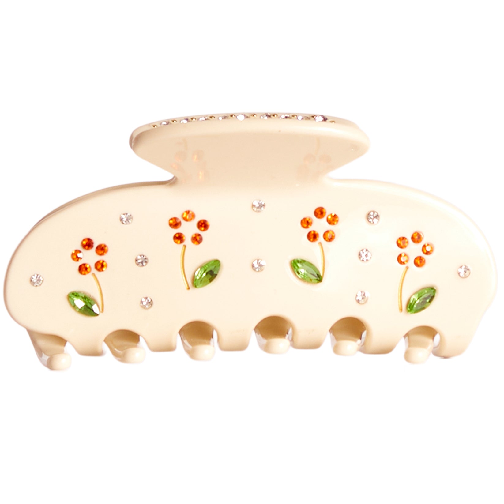 Rosebud Floral Claw Clip - Denny's