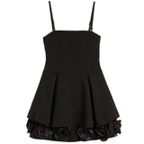 Rosie Strapless Roses Dress
