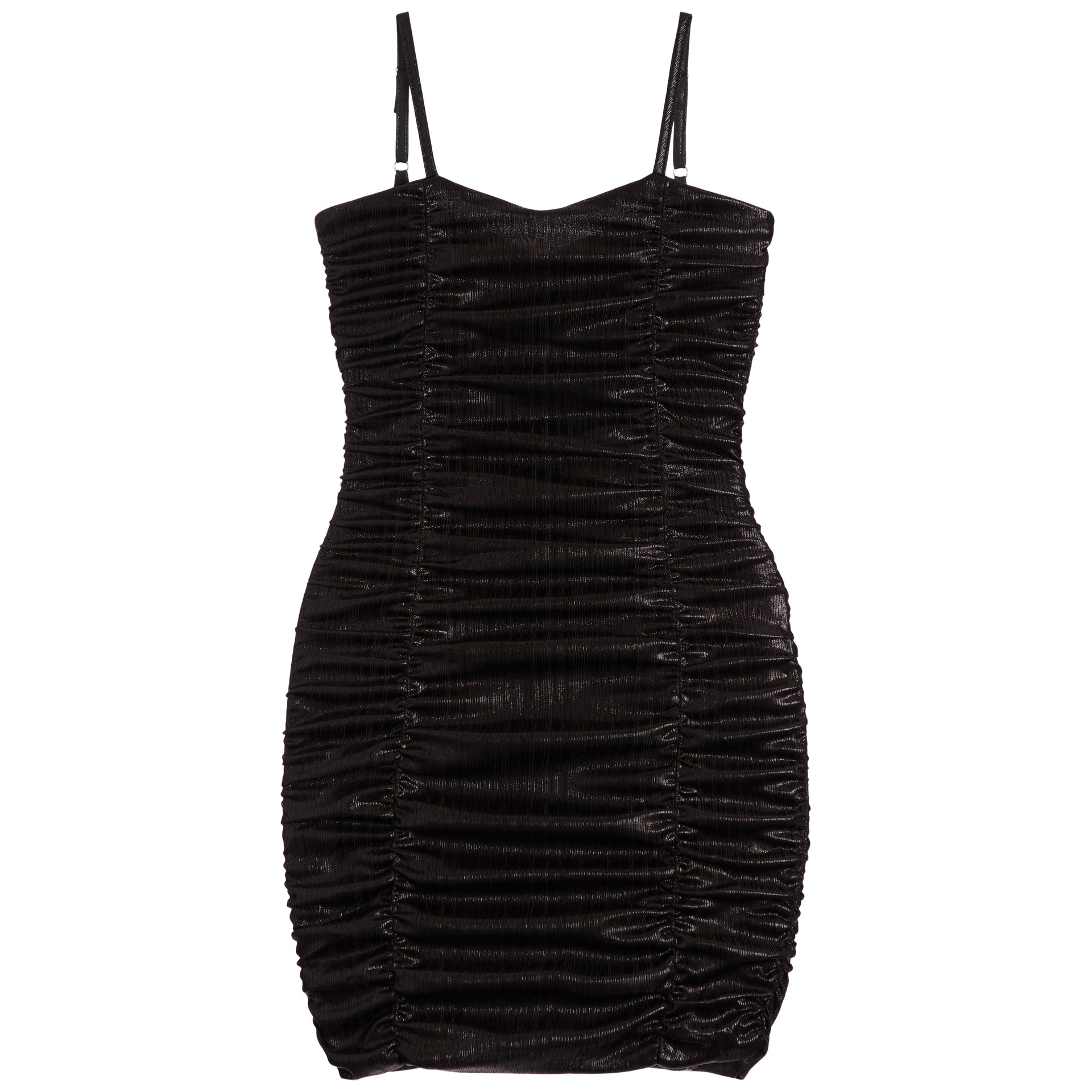 Roxy Shirred Metallic Dress – Denny's X Lester's