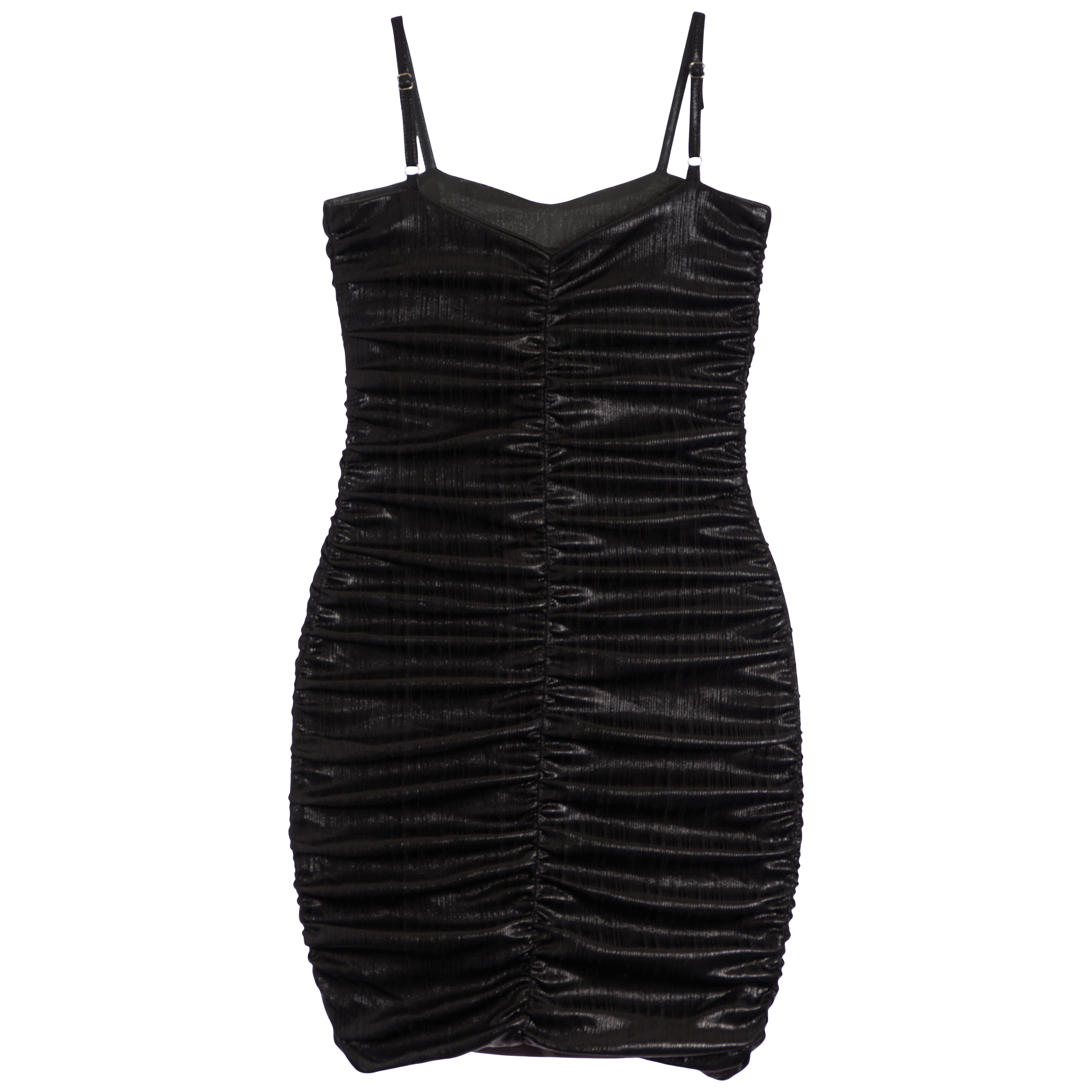 Roxy Shirred Metallic Dress – Denny's X Lester's