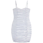 Roxy Shirred Metallic Dress - Denny's