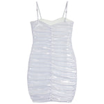 Roxy Shirred Metallic Dress - Denny's