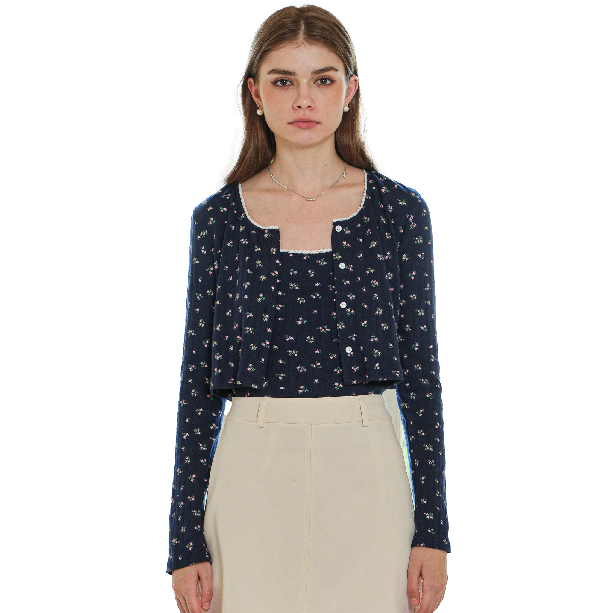 Floral Cardigan - Denny's