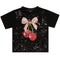 Cherry Bow And Splatter Tee - Denny's