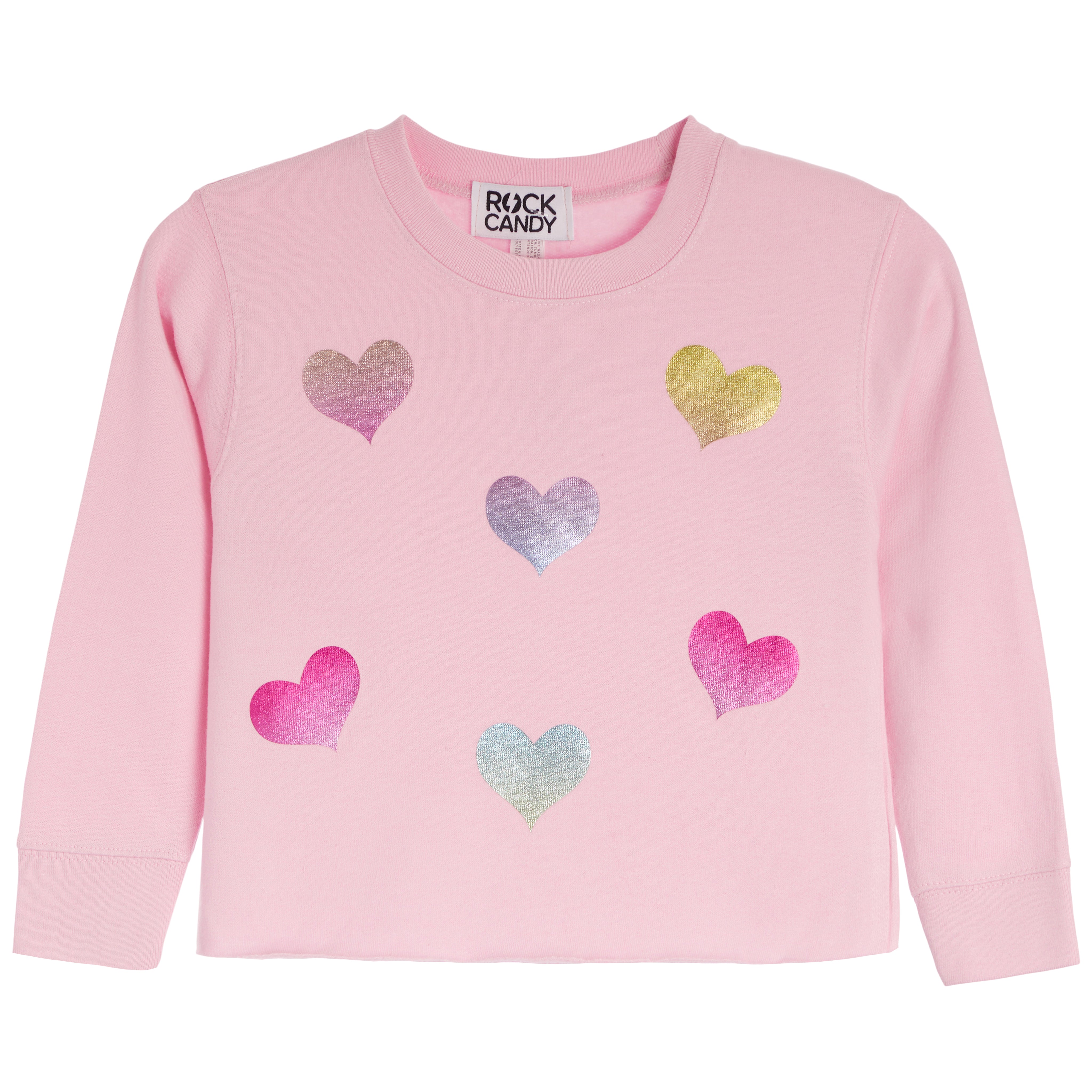 Multi Foil Heart Sweatshirt - Denny's