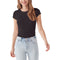 Faye 1x1 Ribbed Tee - Denny's