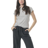 Faye 1x1 Ribbed Tee - Denny's