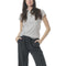 Faye 1x1 Ribbed Tee - Denny's