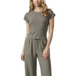 Faye 1x1 Ribbed Tee - Denny's