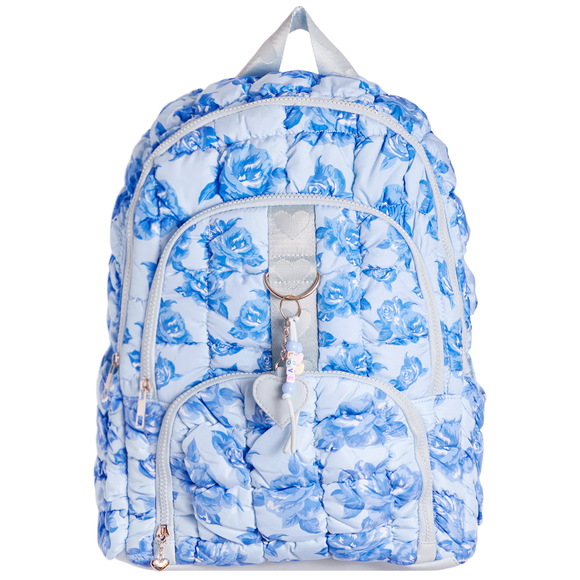 Rose Print Scrunch Large Backpack - Denny's