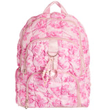 Rose Print Scrunch Large Backpack - Denny's