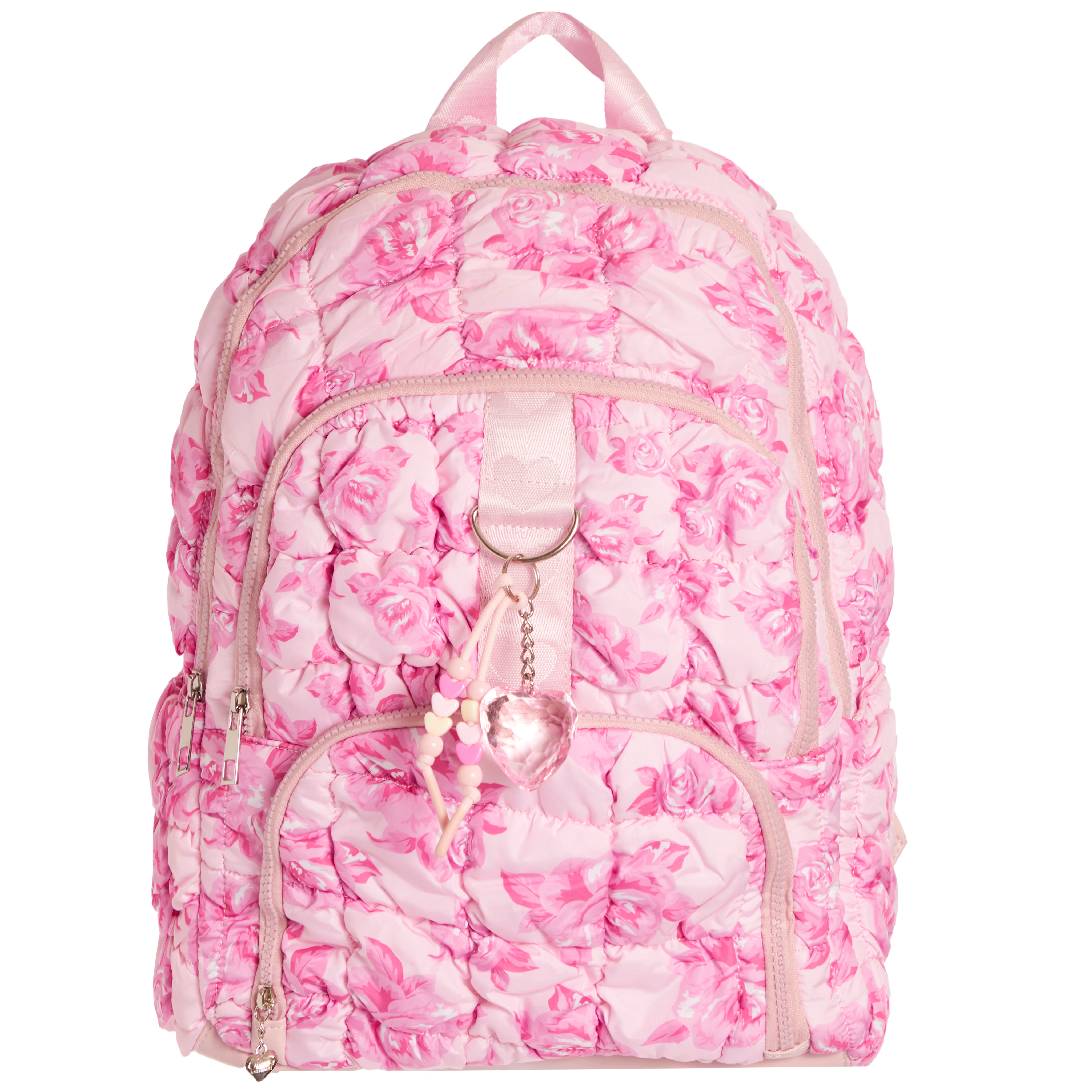 Rose Print Scrunch Large Backpack - Denny's