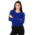 Long Sleeve Ribbed Crop Shirt - Denny's