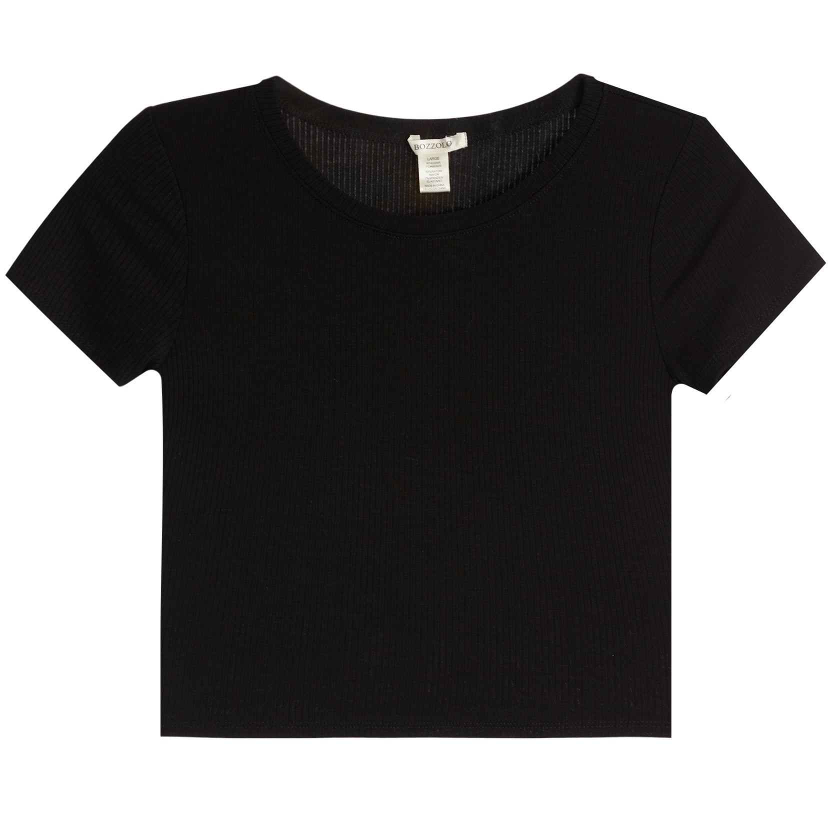 Short Sleeve Ribbed Crew - Denny's