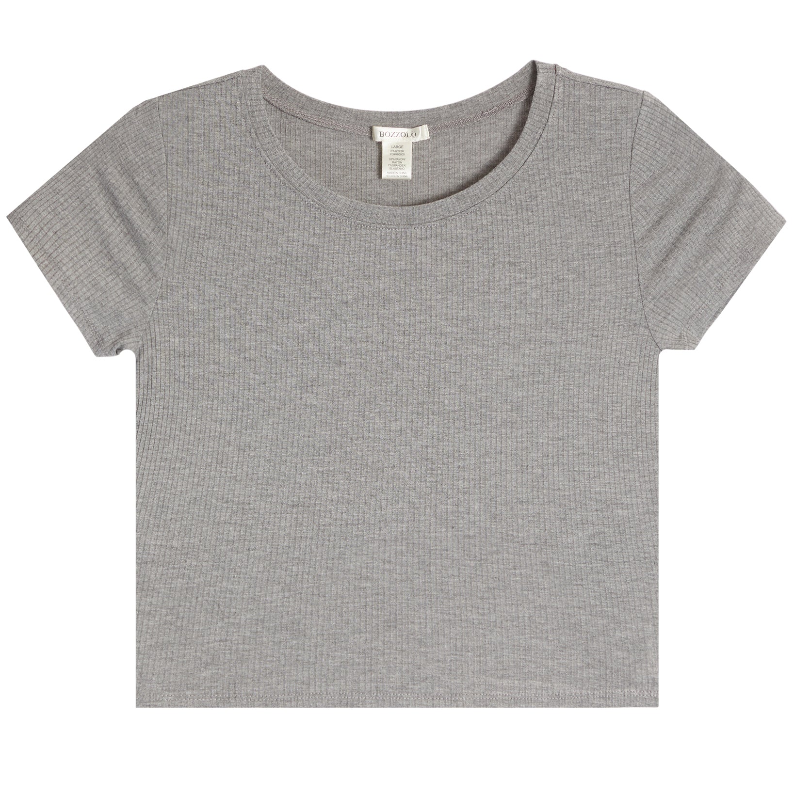 Short Sleeve Ribbed Crew - Denny's
