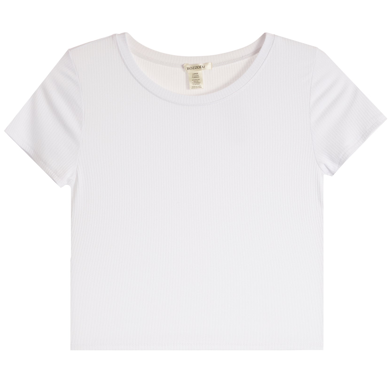 Short Sleeve Ribbed Crew - Denny's