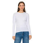 Long Sleeve Ribbed Shirt - Denny's