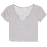 Lettuce Edge V-Neck Tee - Denny's