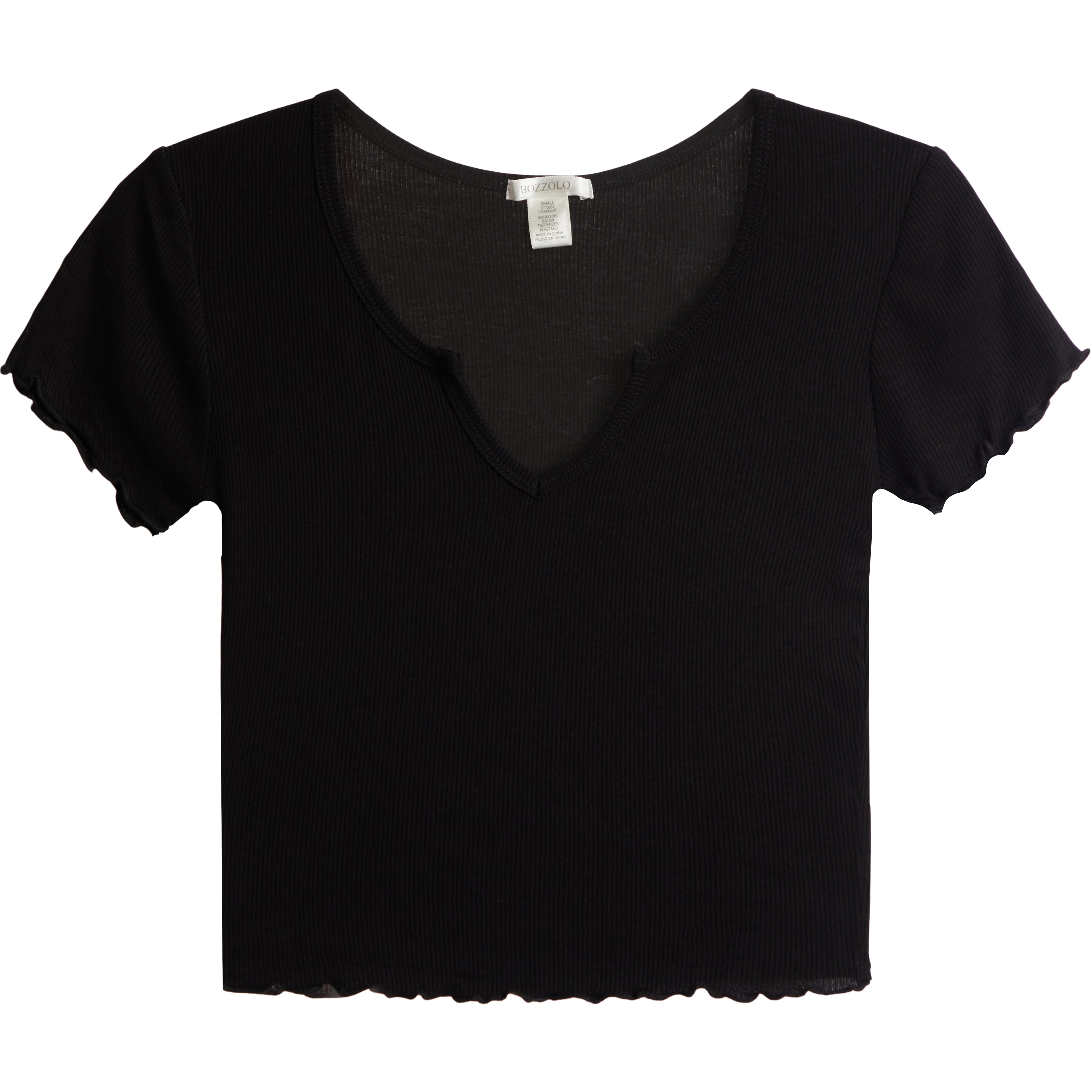 Lettuce Edge V-Neck Tee - Denny's