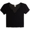 Lettuce Edge V-Neck Tee - Denny's