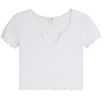 Lettuce Edge V-Neck Tee - Denny's