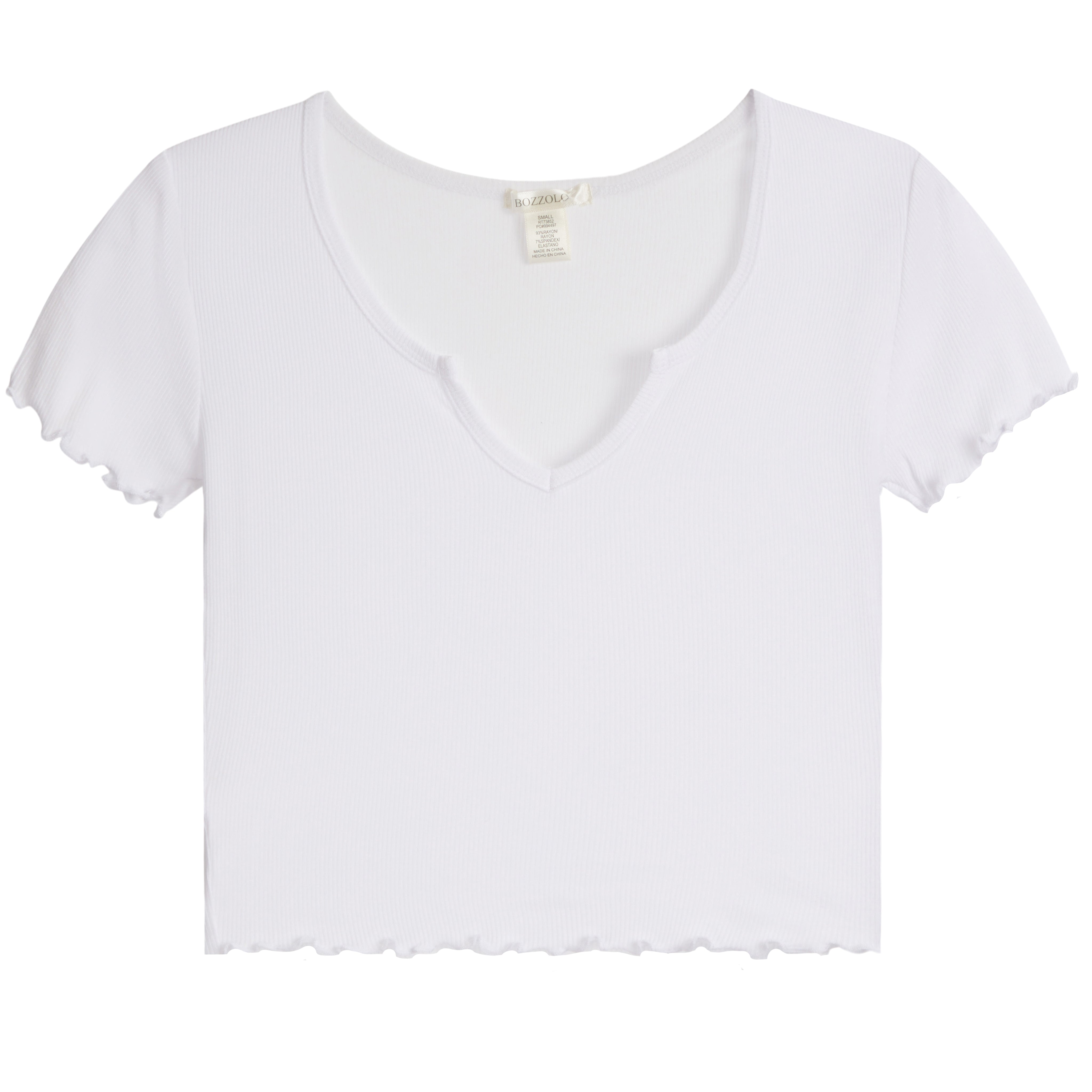 Lettuce Edge V-Neck Tee - Denny's